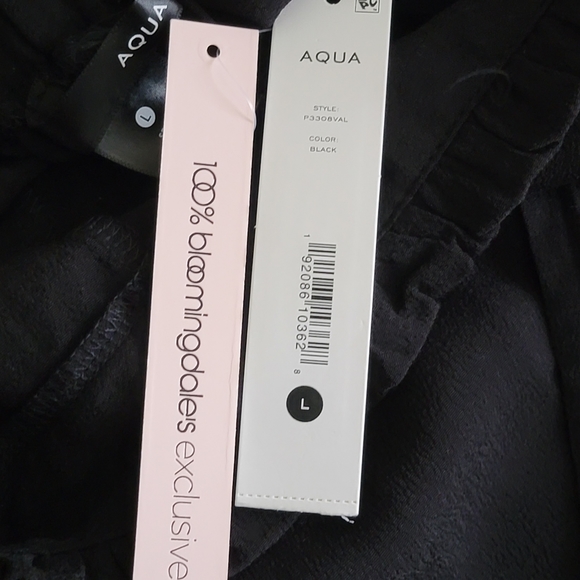 Aqua Paper Bag Joggers - Picture 5 of 11